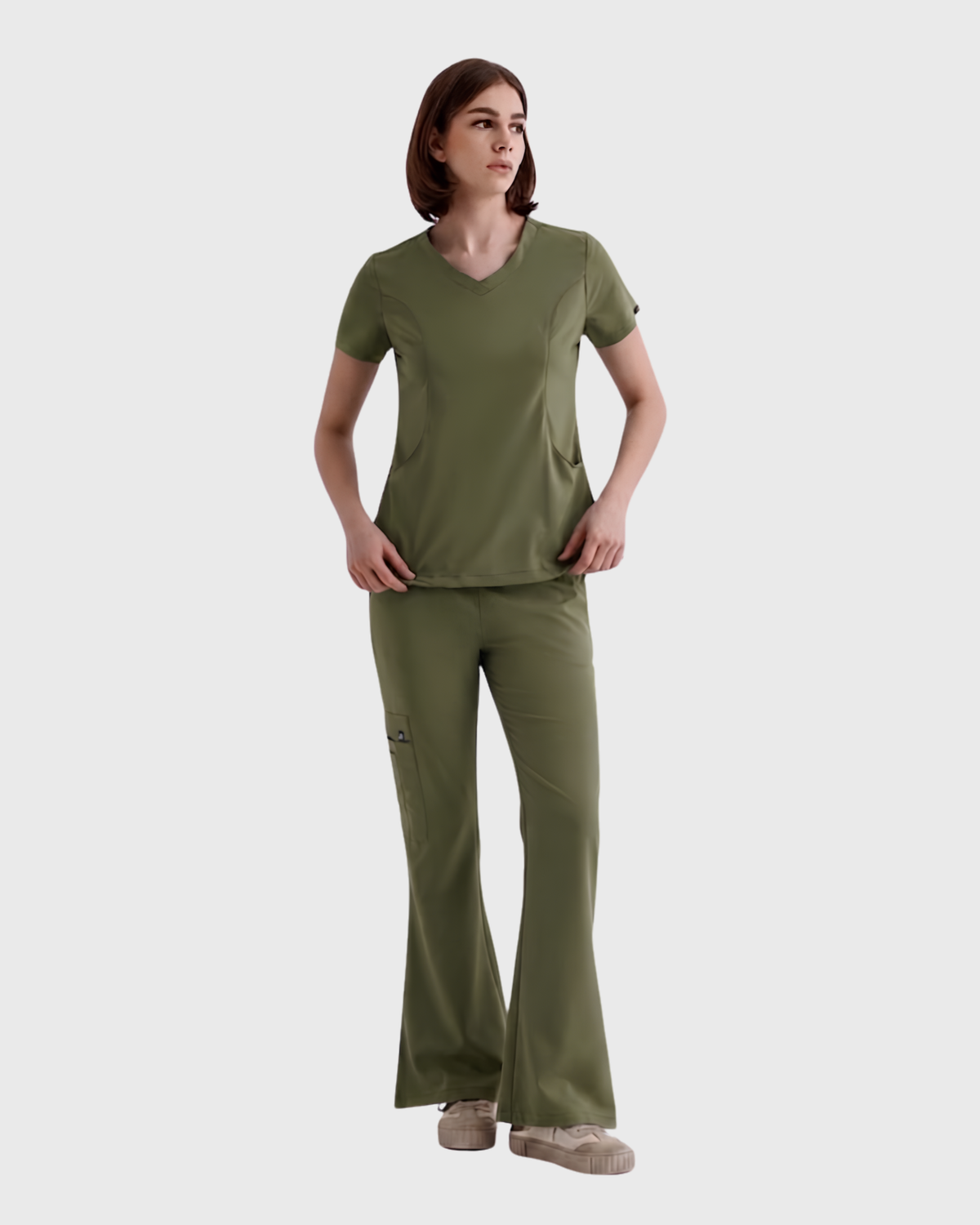 Comfy Master - Lui Flare Leg Scrub Set