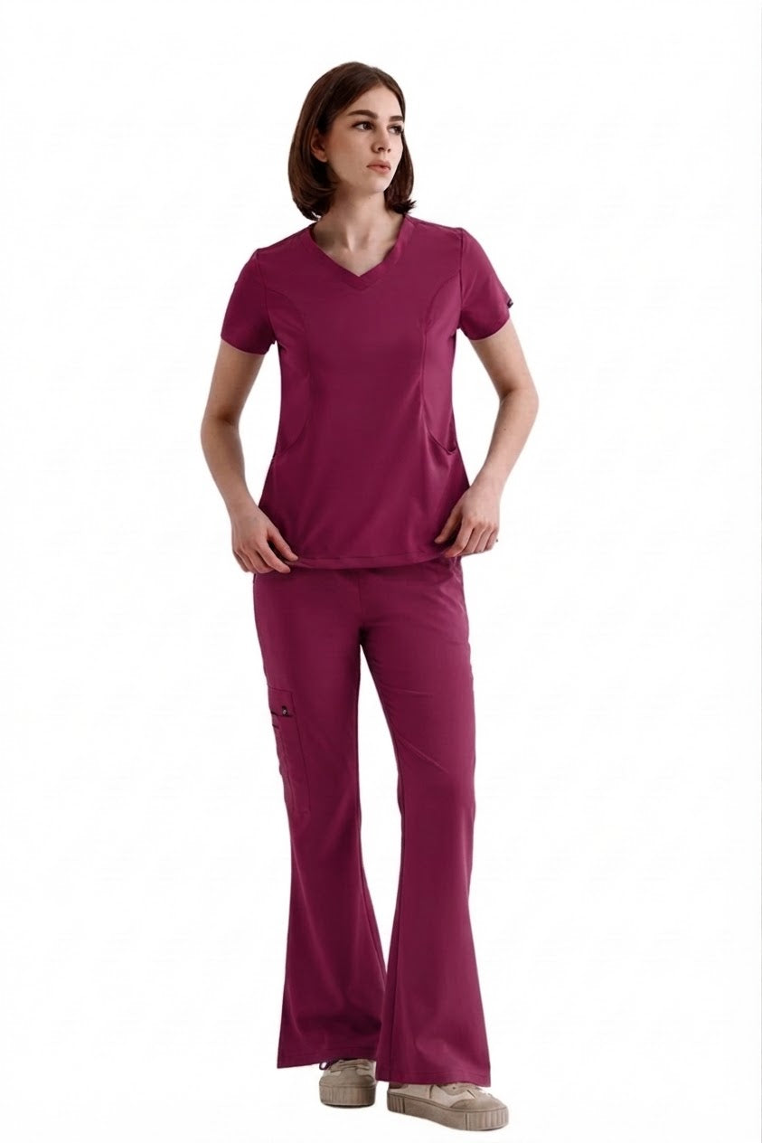 Comfy Master - Lui Flare Leg Scrub Set